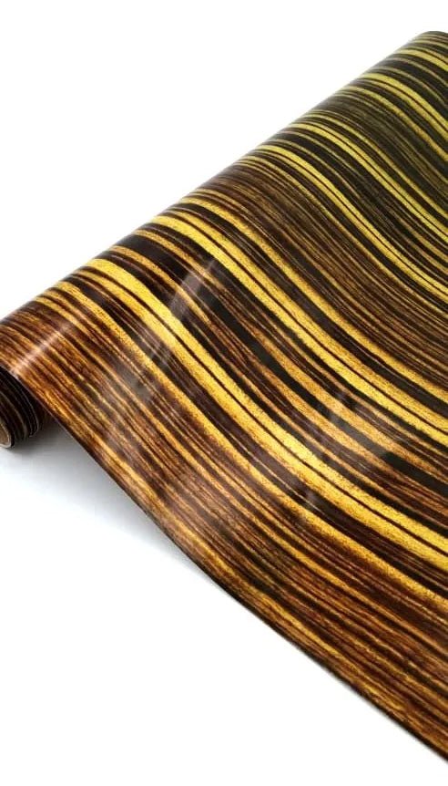 Self Adhesive Wood Grain Furniture Stickers Wallpaper - 45x200 cm - Techmanistan in Pakistan