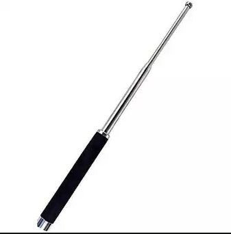 Self Defence Stainless Steel Stick – Black - Techmanistan in Pakistan
