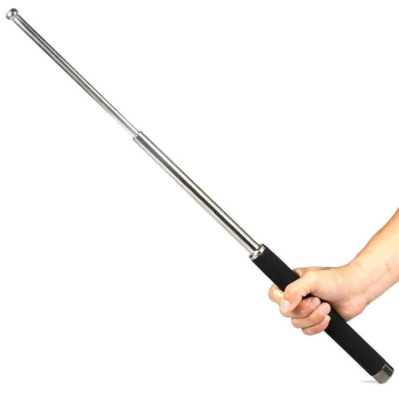Self Defence Stainless Steel Stick – Black - Techmanistan in Pakistan