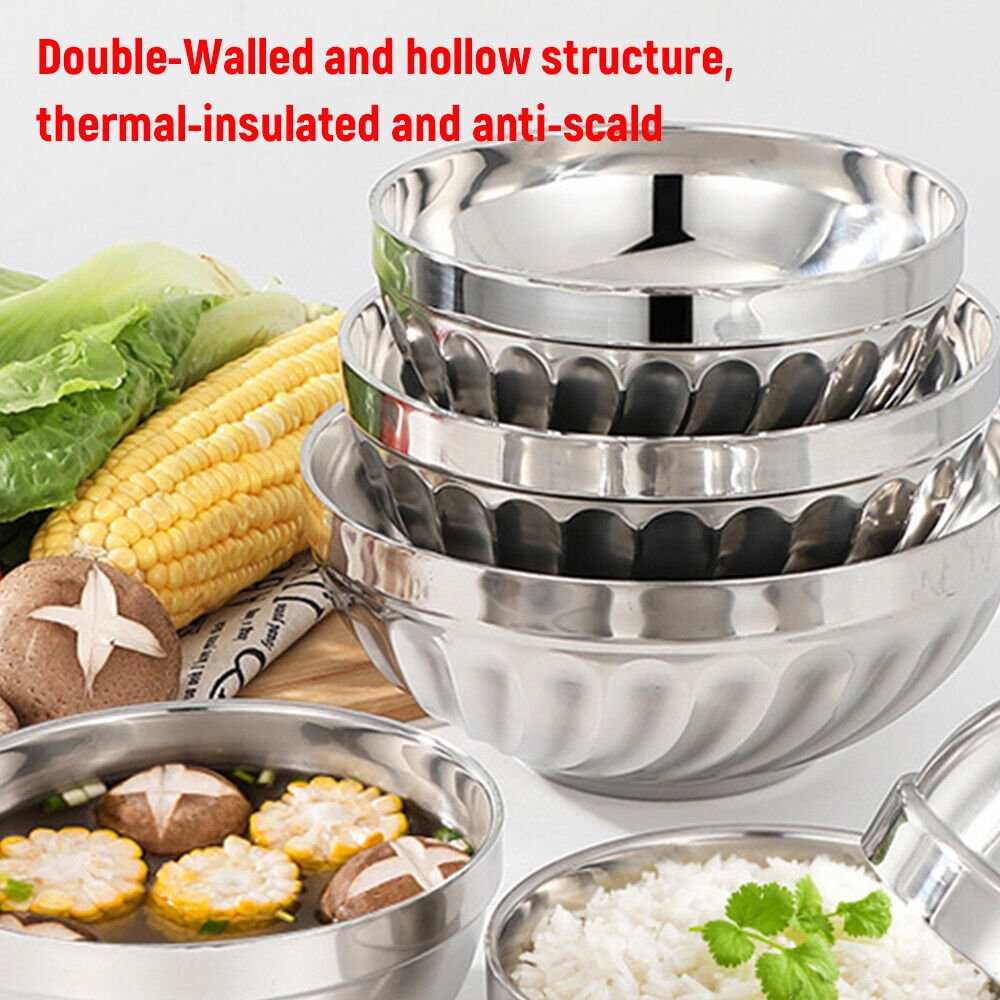 Set of 10 - Double Layer Heat Insulated Bowl - Techmanistan in Pakistan