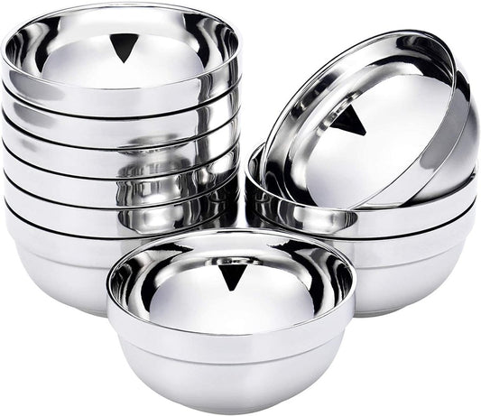 Set of 10 - Double Layer Heat Insulated Bowl - Techmanistan in Pakistan