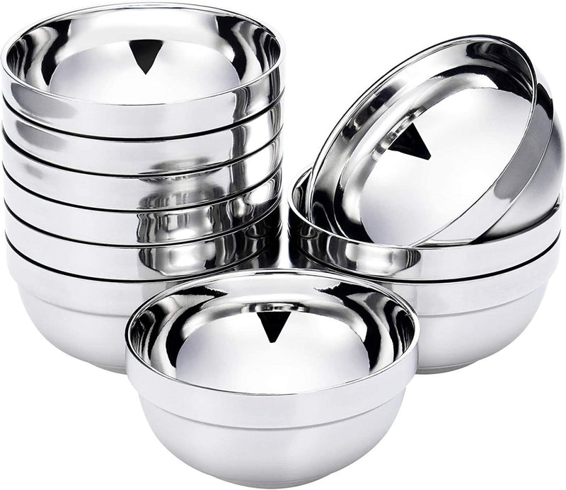 Set of 10 - Double Layer Heat Insulated Bowl - Techmanistan in Pakistan
