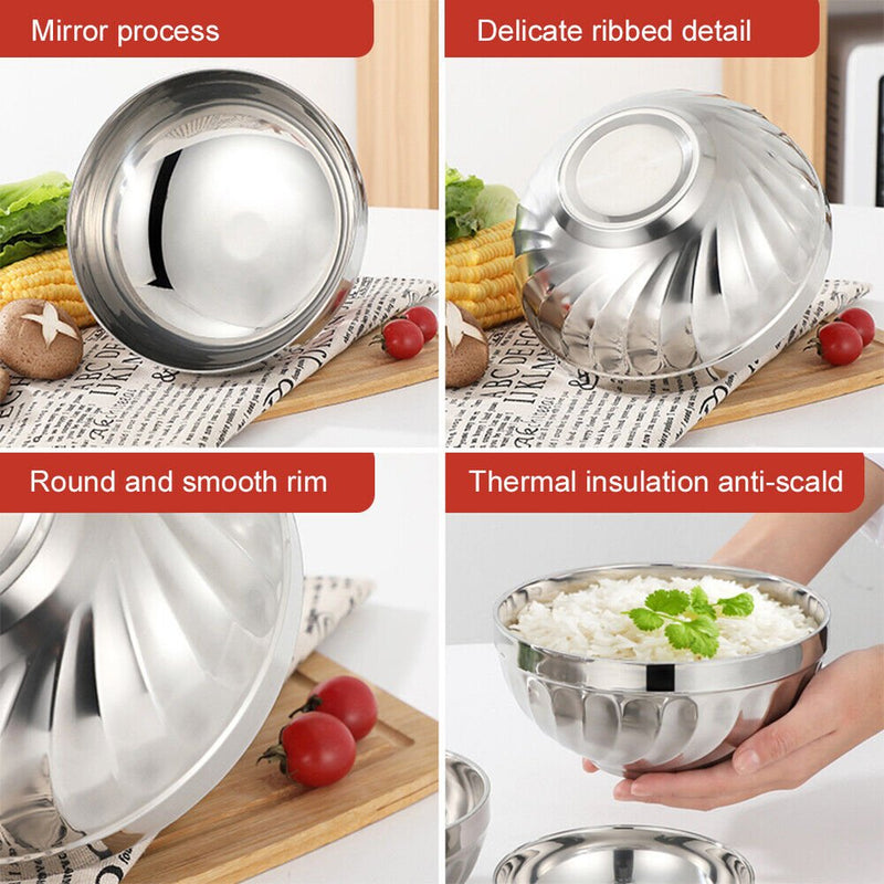 Set of 10 - Double Layer Heat Insulated Bowl - Techmanistan in Pakistan