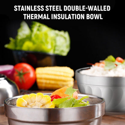 Set of 10 - Double Layer Heat Insulated Bowl - Techmanistan in Pakistan