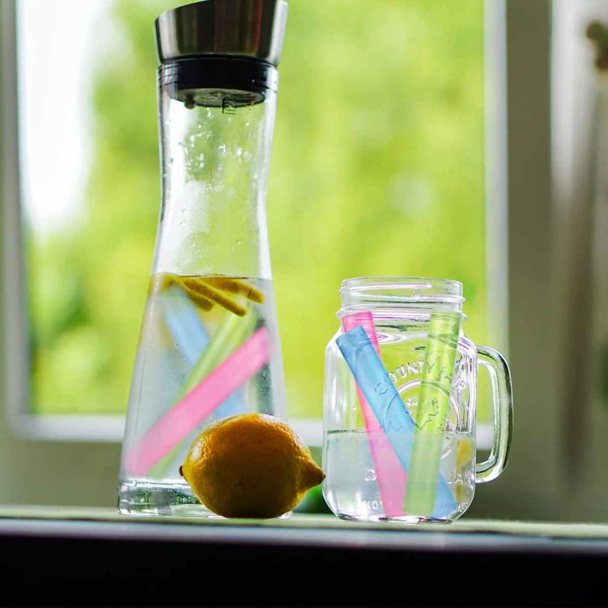 Set of 12 - Freezable & Reusable Ice Sticks - Techmanistan in Pakistan