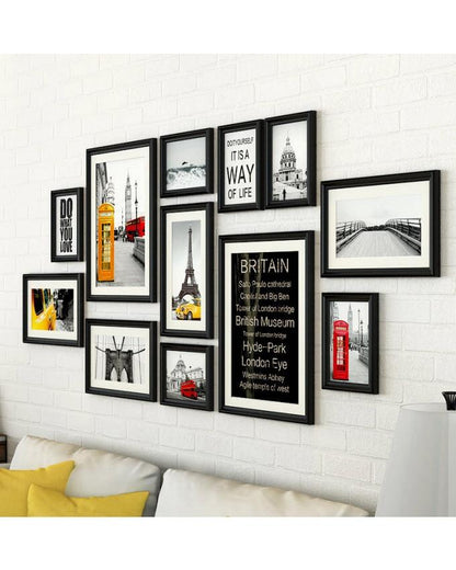 Set of 12 - Photo Frames Collage Wall Hanging Wall Decor Set - Techmanistan in Pakistan