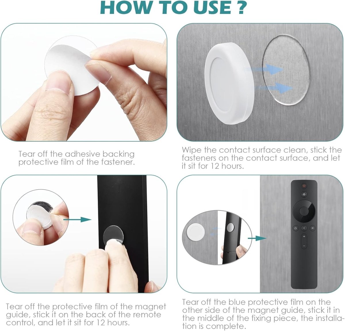 Set of 2 Wall Mount Strong Magnet Hooks - Techmanistan in Pakistan