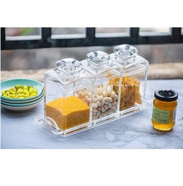 Set of 3 Acrylic Jars - Techmanistan in Pakistan
