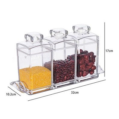 Set of 3 Acrylic Jars - Techmanistan in Pakistan