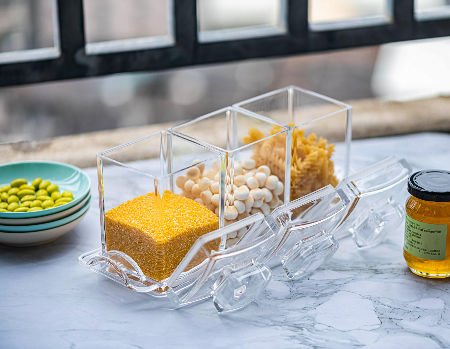 Set of 3 Acrylic Jars - Techmanistan in Pakistan