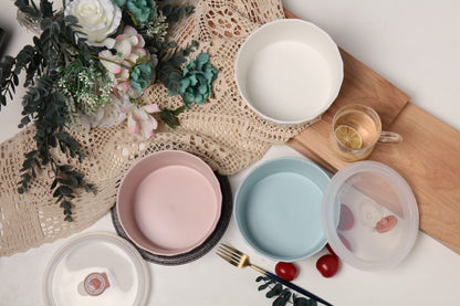 Set of 3 Ceramic Soup With Airtight Lid & Timer - Techmanistan in Pakistan