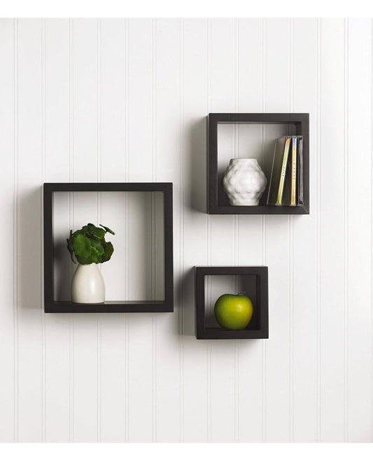 Set Of 3 - Cube Wall Mount Shelves - Techmanistan in Pakistan