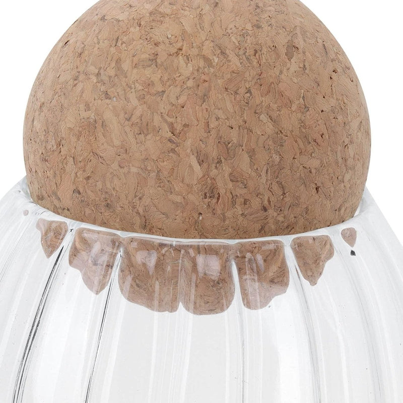 Set of 3 Glass Jar With Wooden Cork Stopper - Techmanistan in Pakistan