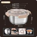 Set of 3 Stainless Steel Storage Containers - Techmanistan in Pakistan