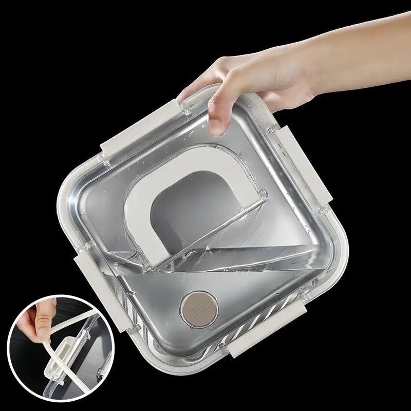 Set of 3 Stainless Steel Storage Containers - Techmanistan in Pakistan