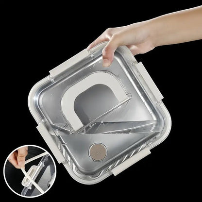 Set of 3 Stainless Steel Storage Containers - Techmanistan in Pakistan