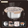 Set of 3 Stainless Steel Storage Containers - Techmanistan in Pakistan