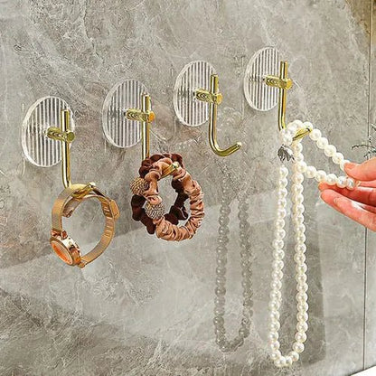 Set of 4 - Luxury Acrylic Wall Hooks - Techmanistan in Pakistan