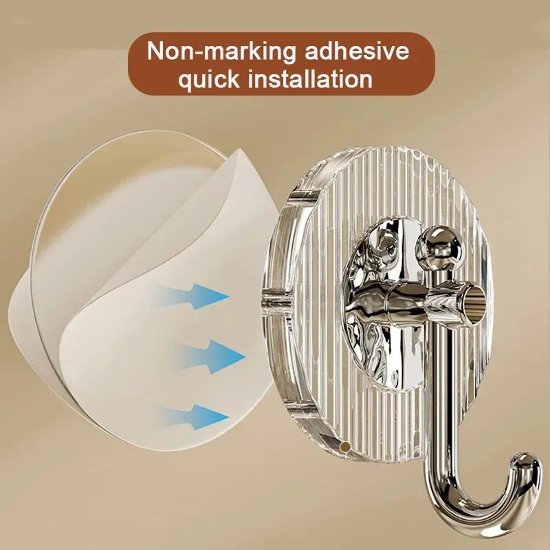 Set of 4 - Luxury Acrylic Wall Hooks - Techmanistan in Pakistan