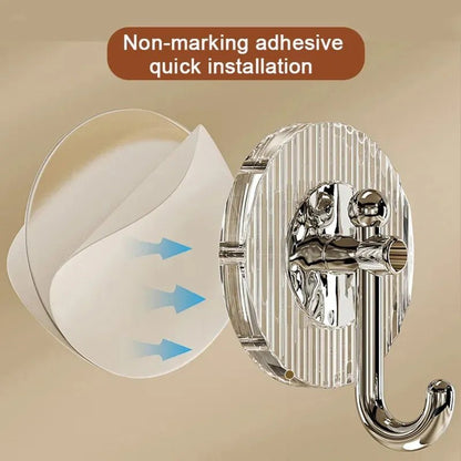 Set of 4 - Luxury Acrylic Wall Hooks - Techmanistan in Pakistan