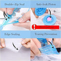 Set of 5 Vacuum Storage Bags for Clothes, Duvets, Pillows, and Bedding Space Saver - Techmanistan