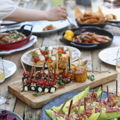 Set of 50 - Bamboo Flat BBQ Skewers - Techmanistan in Pakistan