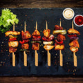 Set of 50 - Bamboo Flat BBQ Skewers - Techmanistan in Pakistan
