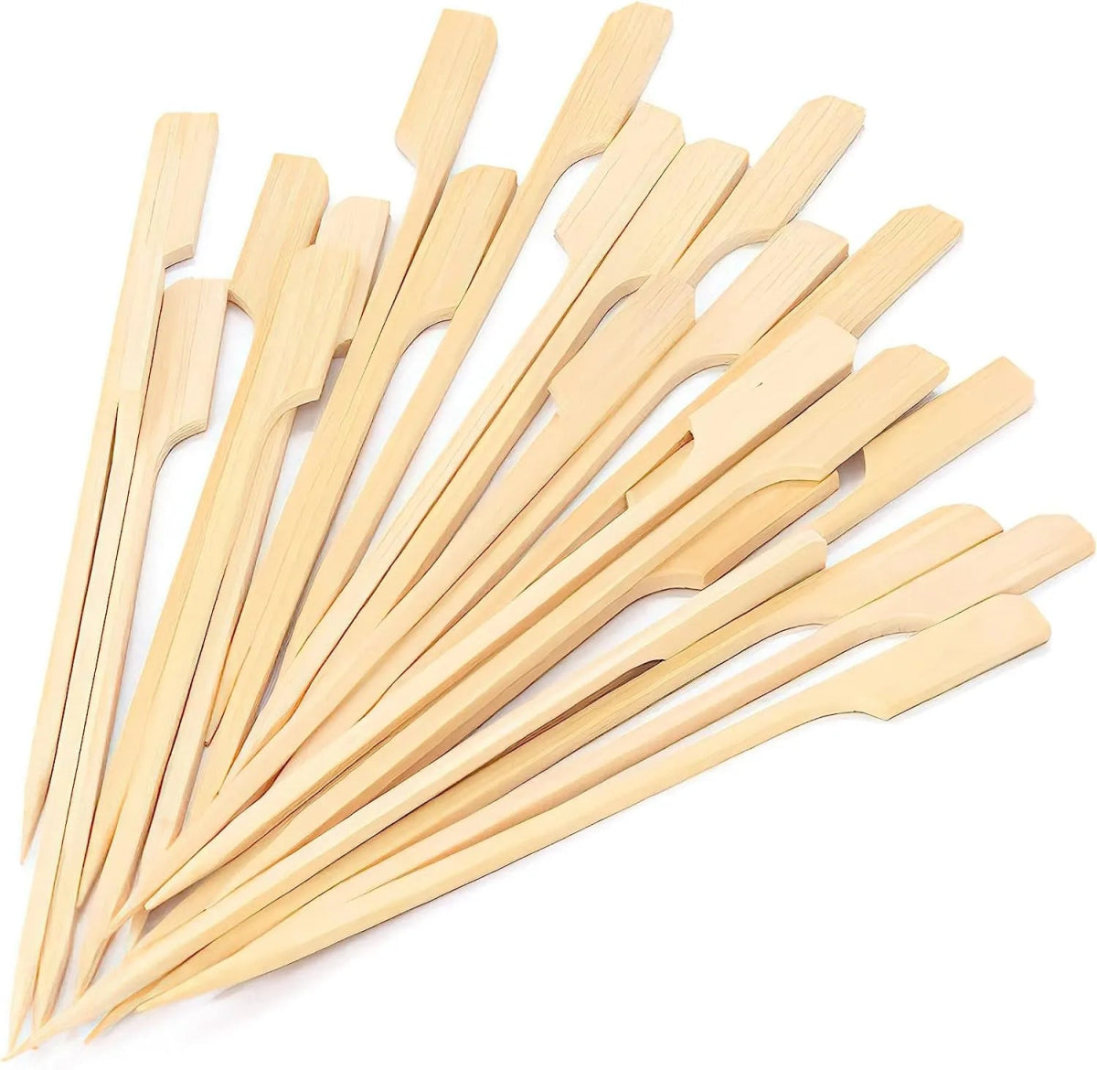 Set of 50 - Bamboo Flat BBQ Skewers - Techmanistan in Pakistan