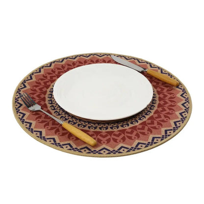 Set of 6 - Random Design Mandala Pattern Placemats - Techmanistan in Pakistan