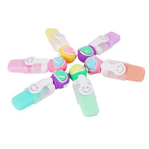 Set of 6 - Spaceman Highlighters with Pouch - Techmanistan in Pakistan