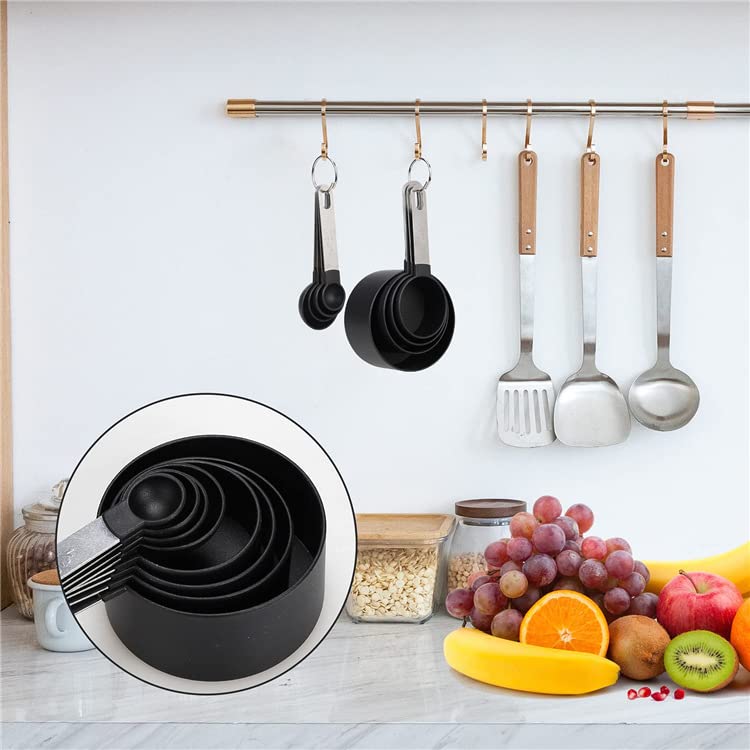 Set of 8 Measuring Spoons & Cups with Stainless Steel Handles - Techmanistan in Pakistan