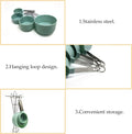 Set of 8 Measuring Spoons & Cups with Stainless Steel Handles - Techmanistan in Pakistan