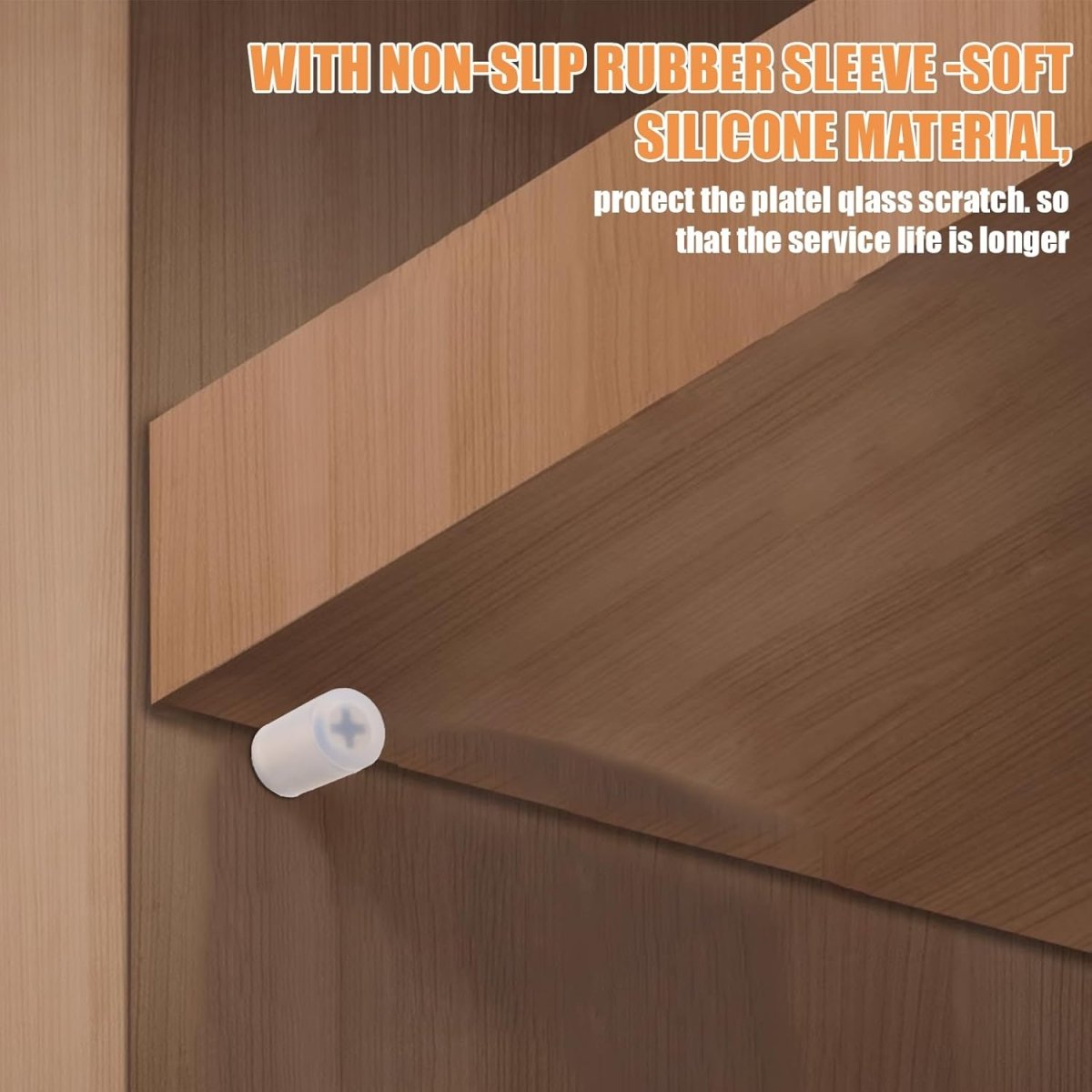 Shelf Pins with Anti - Slip Silicone Sleeve - Techmanistan in Pakistan