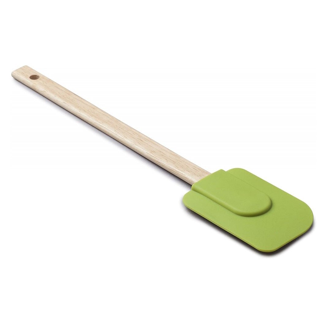 Silicon Oil Brush & Spatula with Wooden Handle - Techmanistan in Pakistan