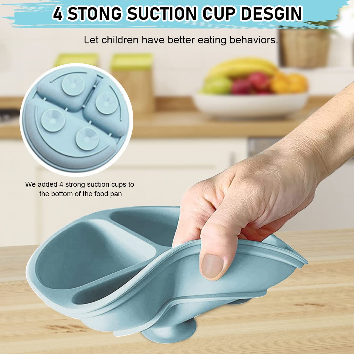 Silicone Baby Suction Plate - Techmanistan in Pakistan