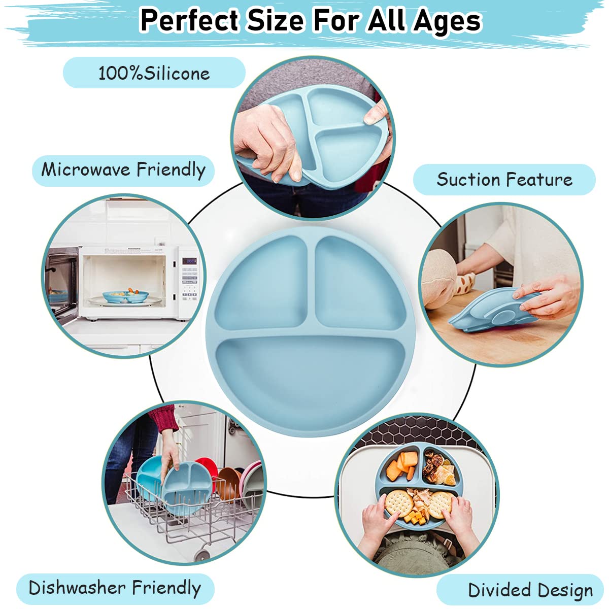 Silicone Baby Suction Plate - Techmanistan in Pakistan