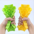 Silicone Honeycomb Ice Cube Tray with Cover - Techmanistan in Pakistan
