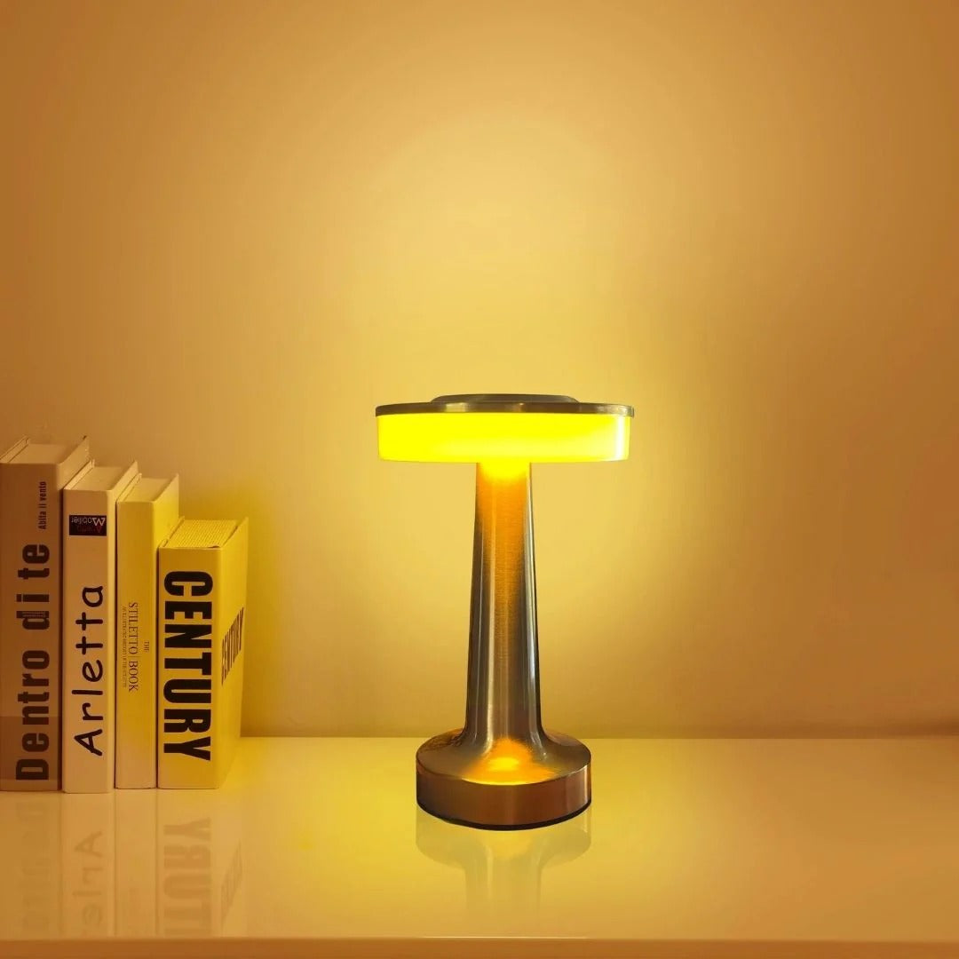 Cordless LED Table Lamp with Touch Control, 3-Level Dimmable Portable Light
