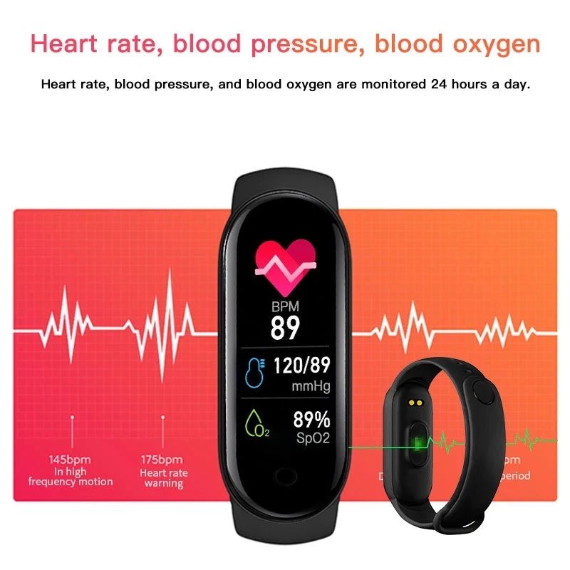 Smart Watch Smart Band Bracelet Sport Fitness Tracker Waterproof Wristband - Techmanistan in Pakistan