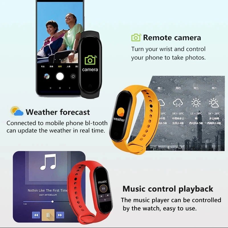 Smart Watch Smart Band Bracelet Sport Fitness Tracker Waterproof Wristband - Techmanistan in Pakistan