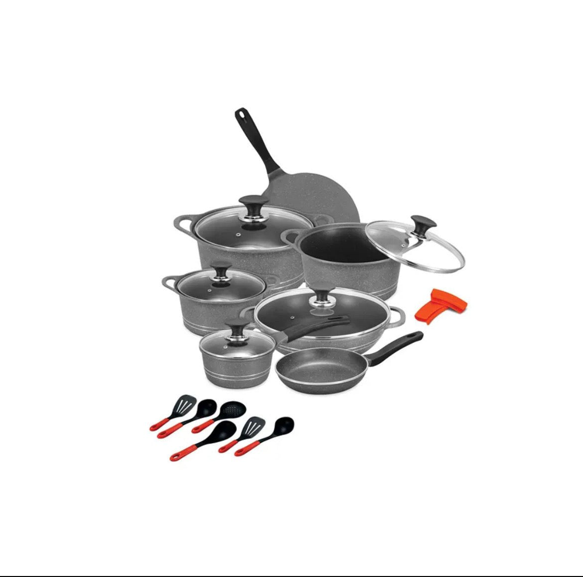 Sonex Marble Coated Cookware Gift Set - Techmanistan in Pakistan