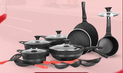 Sonex Marble Coated Cookware Gift Set - Techmanistan in Pakistan