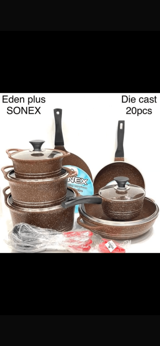 Sonex Marble Coated Cookware Gift Set - Techmanistan in Pakistan