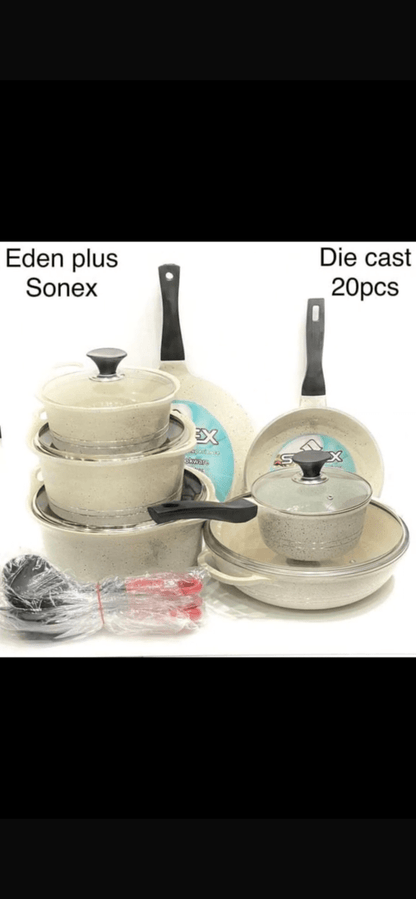 Sonex Marble Coated Cookware Gift Set - Techmanistan in Pakistan