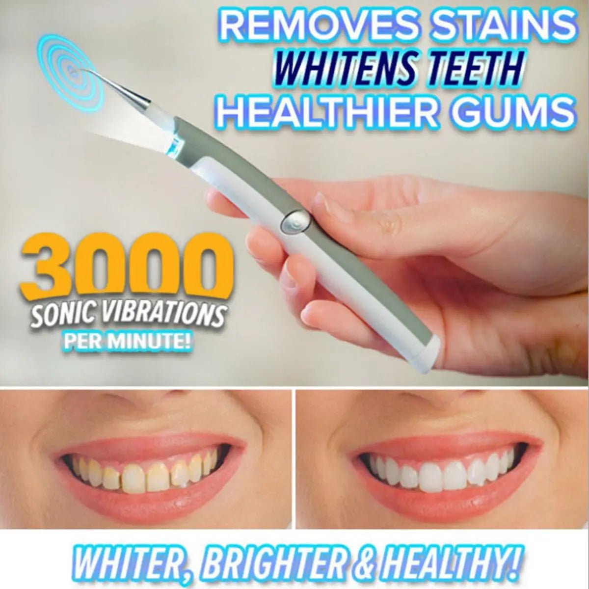 Sonic Pic Dental Cleaning System With Torch, Electric Calculus Teeth Cleaner Teeth Whitening *Free Shipping* - Techmanistan in Pakistan