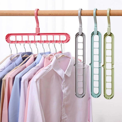 Colorful space saving hangers for small wardrobes apartments Lahore Karachi