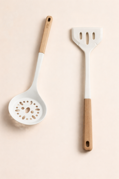 Silicone Cooking Spatula / Slotted Turner – Kitchen Tool