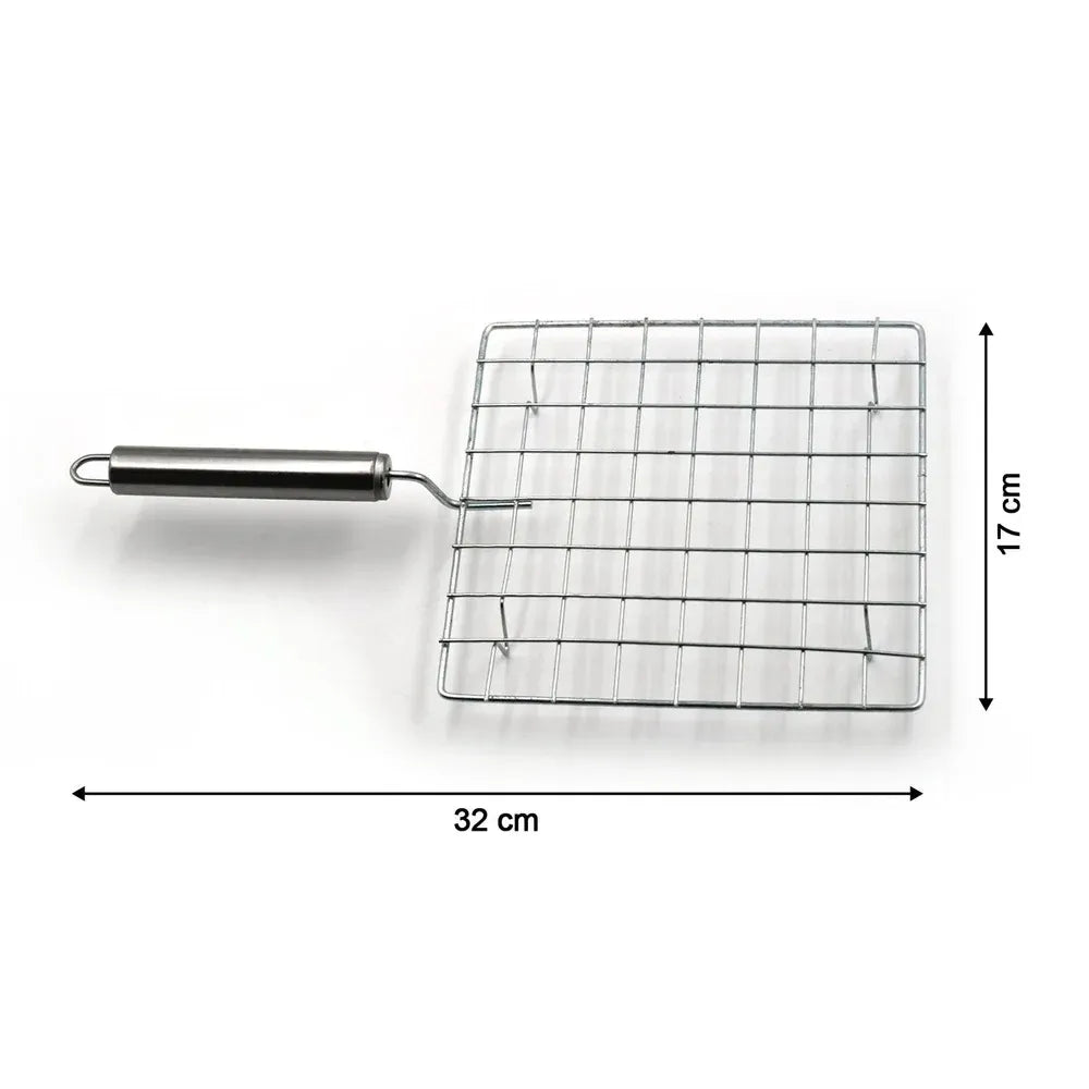 Square Barbecue Grill with Handle - Techmanistan in Pakistan