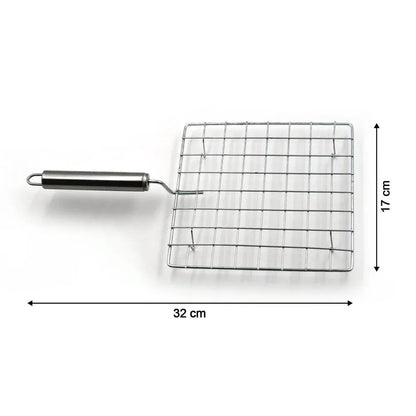 Square Barbecue Grill with Handle - Techmanistan in Pakistan