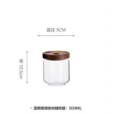 Stackable Glass Jars with Wooden Lid - Techmanistan in Pakistan